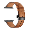 Classic Leather Strap brown color Real Leather For Apple AppleWatch Watch