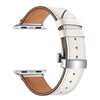 Classic Leather Strap white color Real Leather Real Leather For Apple AppleWatch Watch