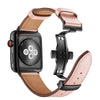 Classic Leather Strap pink color Real Leather For Apple AppleWatch Watch