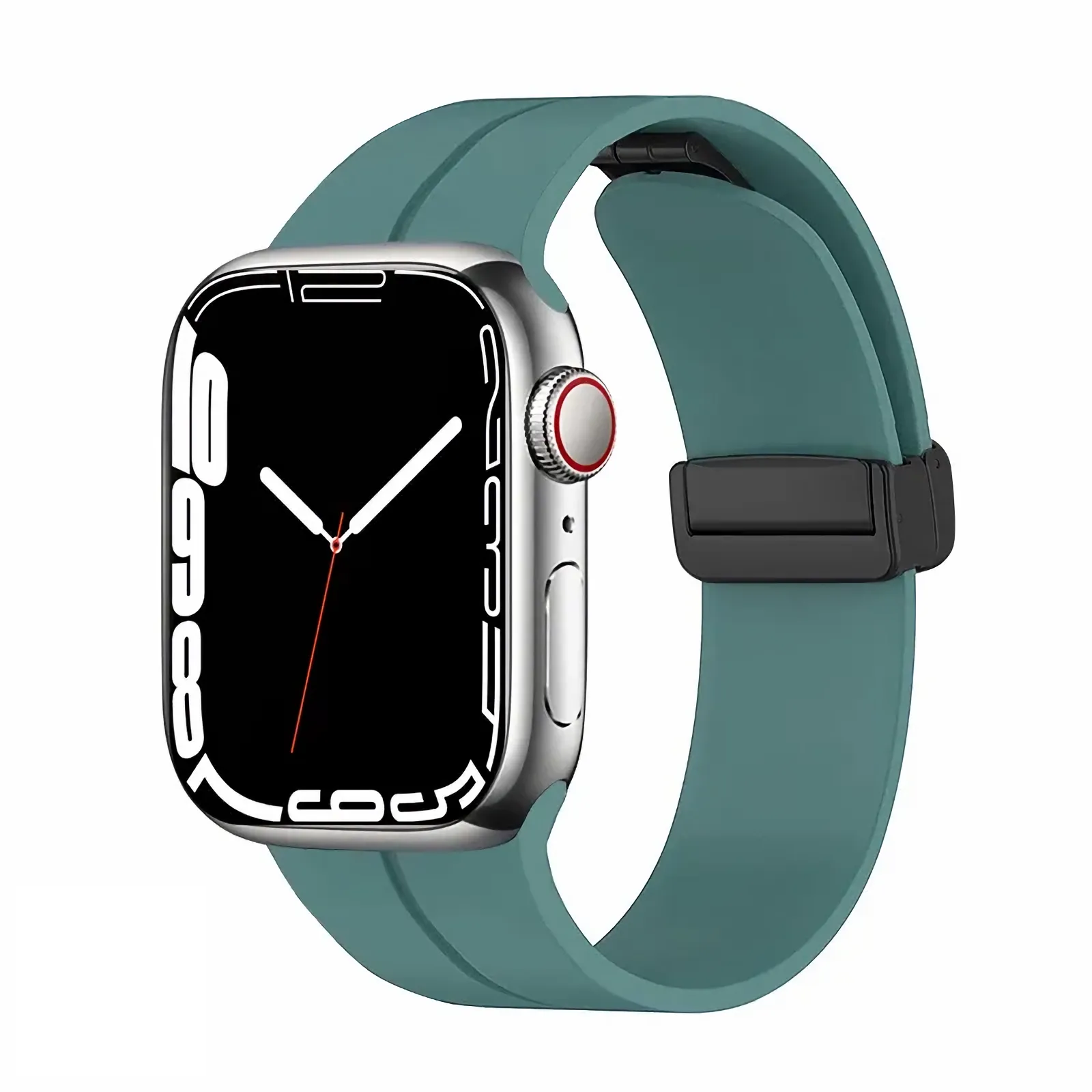 Silicon Magnetic Strap Sport For Apple AppleWatch Watch Blue Color