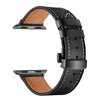 Classic Leather Strap black color Real Leather For Apple AppleWatch Watch