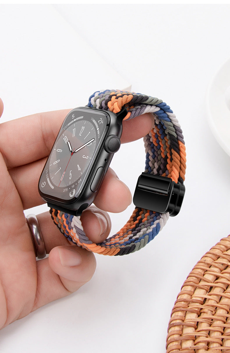 Magnetic Nylon Strap  Multiple Colors For Apple AppleWatch Watch