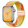 Magnetic Nylon Strap  Multiple Colors Orange And White Fade For Apple AppleWatch Watch