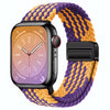 Magnetic Nylon Strap  Multiple Colors Orange And Purple For Apple AppleWatch Watch